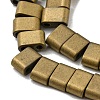 Electroplated Non-magnetic Synthetic Hematite Beads Strands G-C106-B01-15B-3