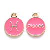 Alloy Enamel Pendants X-ENAM-S124-01B-03H-1