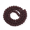 Transparent Glass Beads Strands GLAA-T032-T6mm-MD19-2