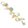 Shell Hair Accessories Chain Clips for Woman Girls OHAR-AB00005-4