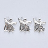 Tibetan Style Alloy Pendants TIBE-R316-075AS-RS-1