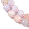 Natural Morganite Beads Strands G-B125-O08-01-4