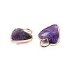 Natural Amethyst Faceted Pendans KK-L218-005G-06-2