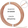 Twisted Round Bare Copper Wire CWIR-WH0009-04C-2