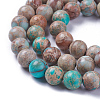 Natural Imperial Jasper Beads Strands X-G-I122-8mm-12-5