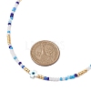Glass Beaded Necklaces NJEW-JN04896-01-4