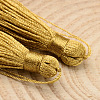 Nylon Thread Tassel Big Pendant Decorations X-NWIR-J005-24-2