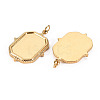 304 Stainless Steel Pendant Cabochon Settings X-STAS-S116-153G-2