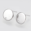 Brass Stud Earring Findings KK-T029-118P-1
