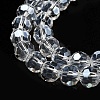 Electroplate Transparent Glass Beads Strands EGLA-A035-T8mm-A19-3