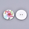 Printed Wood Buttons WOOD-N008-016A-2