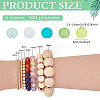 5 Colors Transparent Glass Beads Sets FGLA-PH0001-11A-02-2