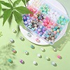 204Pcs 12 Style ABS Plastic Imitation Pearl Beads OACR-YW0001-39-5