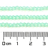 Baking Paint Transparent Glass Beads Strands DGLA-F029-J2mm-05-5