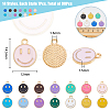 SUPERFINDINGS 91Pcs 13 Colors Alloy Enamel Charms ENAM-FH0001-67-2