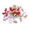 Electroplate & Transparent Czech Glass Beads GLAA-O018-23-2