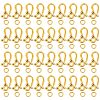 100Pcs Tibetan Style Hook and Eye Clasps FIND-GO0003-01AG-1