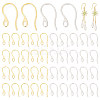 Unicraftale 100Pcs 2 Colors 304 Stainless Steel Earring Hooks STAS-UN0049-49-1