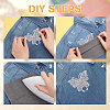 8Pcs Rhinestone Hot Melt Adhesive On The Back Appliques DIY-GO0001-87-5