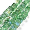 Electroplated Natural Quartz Beads Strands G-G767-02-02-1