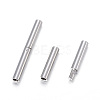 Non-Tarnish 304 Stainless Steel Bayonet Clasps LS-X-STAS-F108-12P-1.7mm-2