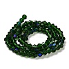 Transparent Electroplate Glass Beads Strands LS-EGLA-A039-T4mm-L25-2