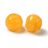 Natural White Jade(Dyed) European Beads G-N342-03O-2