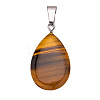 Natural Tiger Eye Pendants PW-WGF34F4-09-1
