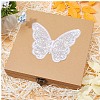 Butterfly Polyester Embroidery Ornament Accessories PATC-WH0008-23-4