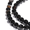 Natural Black Agate Beads Strands X-G-G391-8mm-01-3
