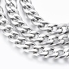 Men Curb Chain Necklace X-NJEW-F027-46-1