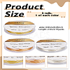 3 Rolls 3 Colors Round Copper Wire CWIR-LP0001-06F-2