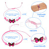 Adjustable Nylon Braided Bead Bracelets BJEW-TA00479-3