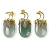 Natural Green Aventurine Lazuli Pendants G-L524-17G-05-1