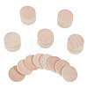 Unfinished Wooden Flat Round Cutouts WOOD-WH0050-042A-1