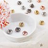 16Pcs 4 Colors Brass Beads FIND-FH0004-19-4