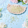 405Pcs Eletroplated Transparent Glass Beads GLAA-TA0003-66E-5