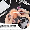 Soft Silicone Eye Flexible Model Body Part Displays with Acrylic Stands ODIS-WH0002-24-3