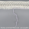 Cotton Lace Fringes Tassel Trimmings OCOR-GF0005-07A-01-5