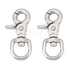 2Pcs Stainless Steel Swivel Clasps STAS-DC0015-60-1