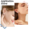1600Pcs 2 Styles  304 Stainless Steel Flat Round Blank Peg Stud Earring Findings FIND-BBC0003-53A-5