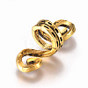 Adjustable Plated Alloy Hair Coil Cuffs OHAR-WH0016-24B-2