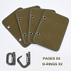 Velvet Brooch Pin Display Organizer DJEW-WH0011-04B-2
