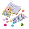 20Pcs 2 Colors Hot Stamping Polka Dot Organza Jewelry Drawstring Bags ABAG-TADJ0001-06C-2
