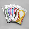 DIY Paper Quilling Strips Sets: 26 Color Paper Quilling Strips DIY-R041-13-6