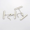 8 Strands 16-Hole Plating Zinc Alloy and Brass Chain Extender X-PALLOY-N0102-03P-1