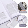 Polyester Book Cover OFST-WH0004-144J-6