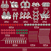 DIY Christmas Drop Earring Making Kits DIY-SC0019-35-2