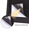 BENECREAT Black Nonslip Foam Adhesive Pad Mat for Furniture AJEW-BC0005-34-3