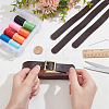 PU Leather Choker Necklaces with Alloy Clasp AJEW-WH0348-131B-3